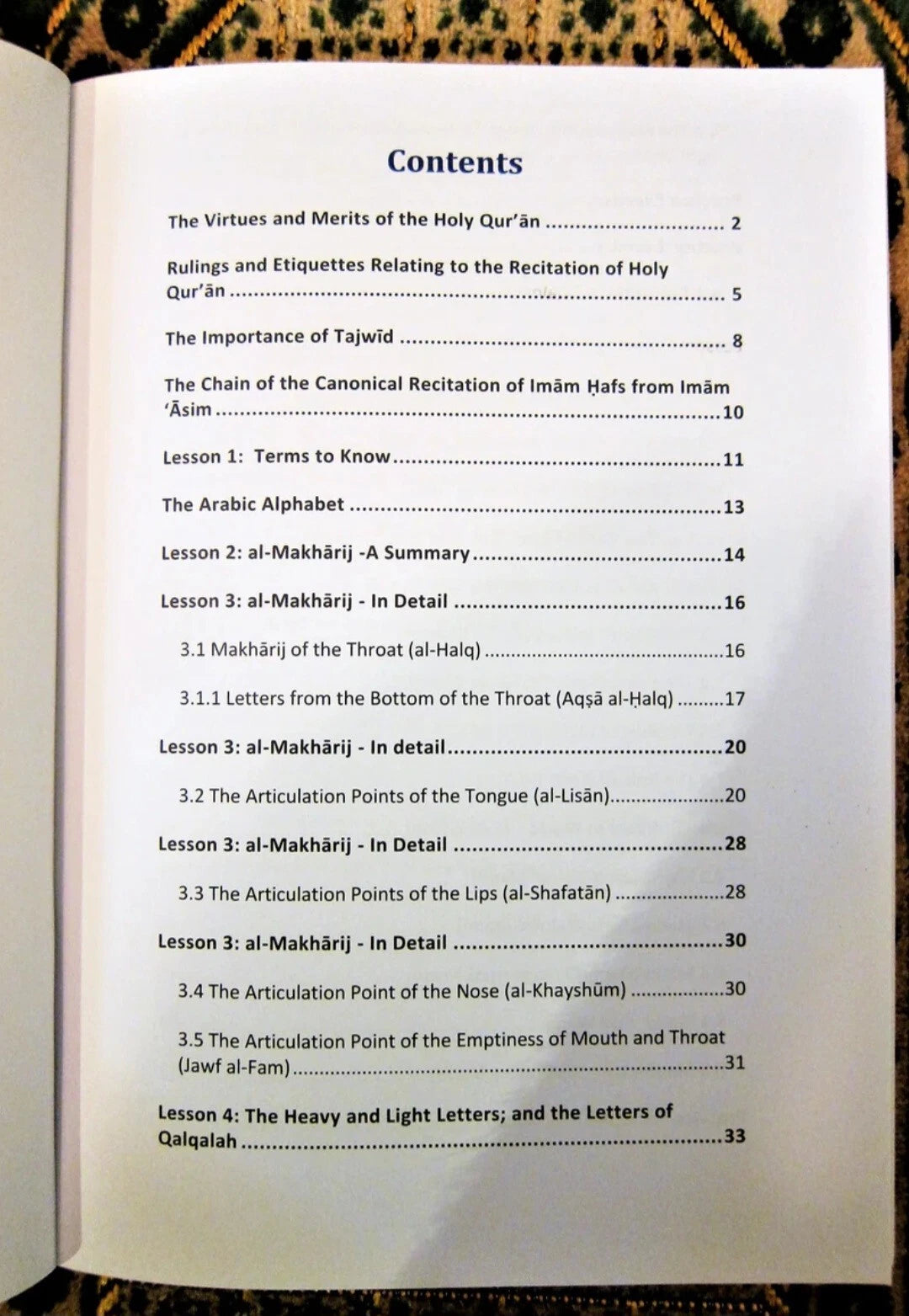 Essentials of Tajwid