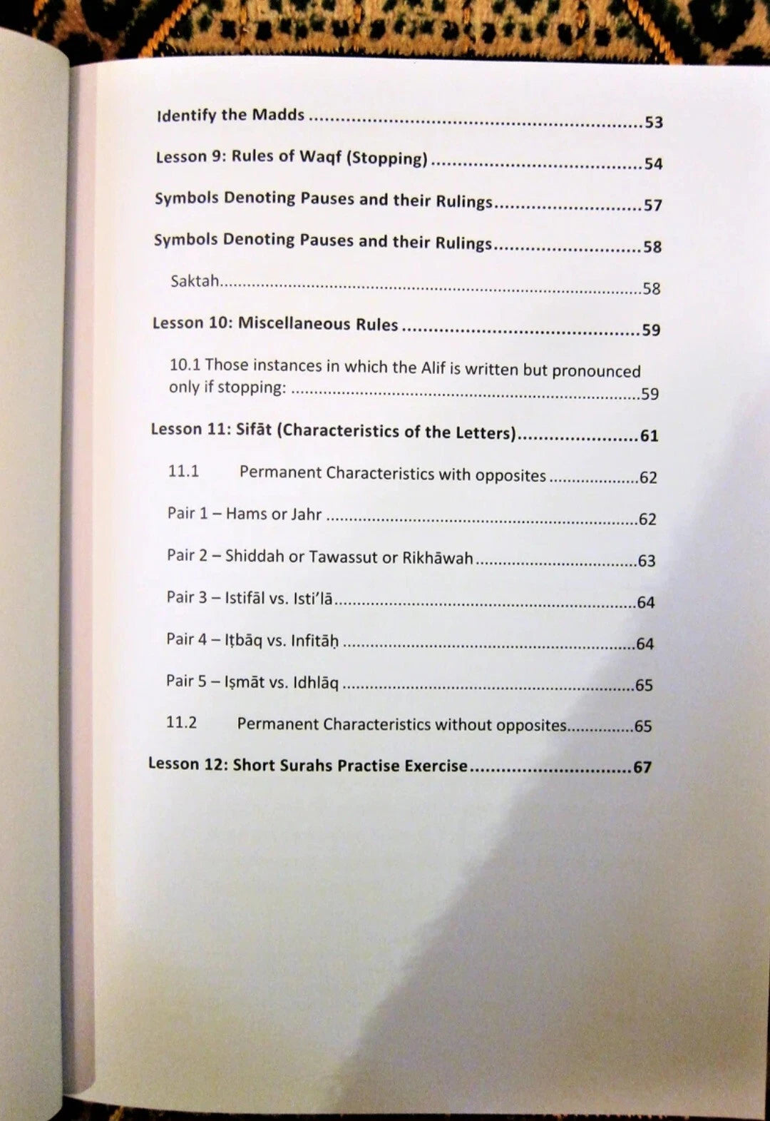 Essentials of Tajwid