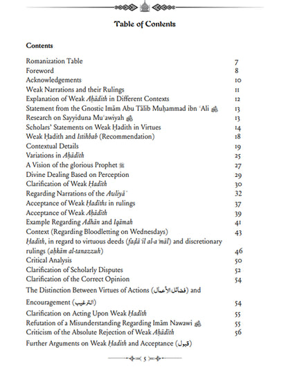 Guidance on Weak Hadith