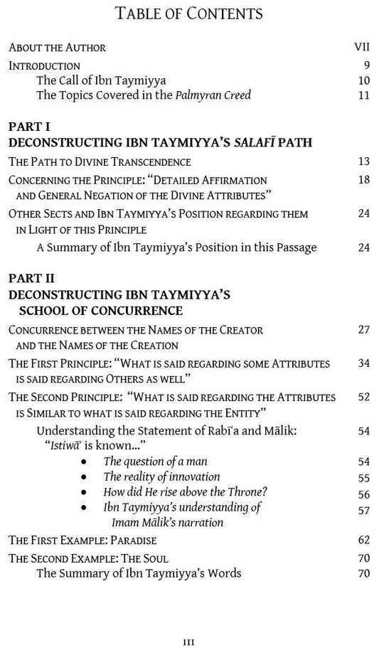 A Critique of the Palmyran Creed